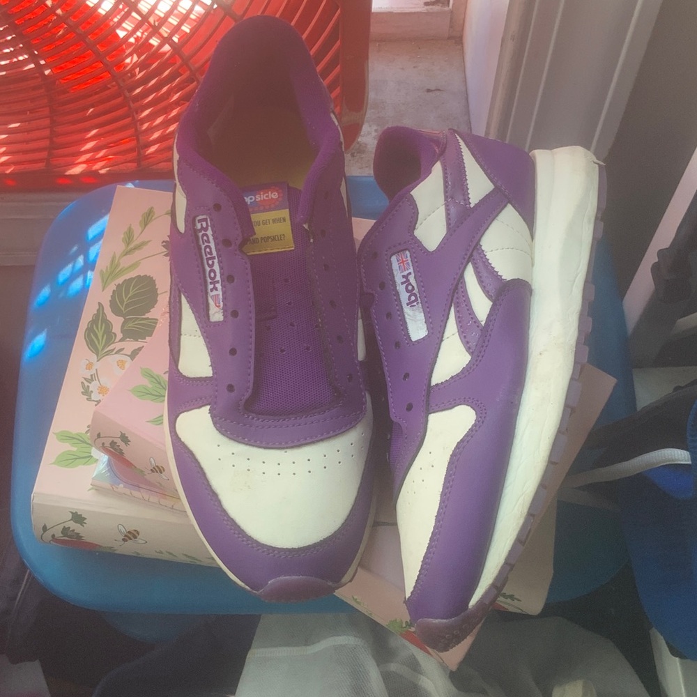 Reebok Kids Sneakers in Purple and White